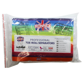 RONNEY - Wałeczki / separatory do pedicure 500 szt